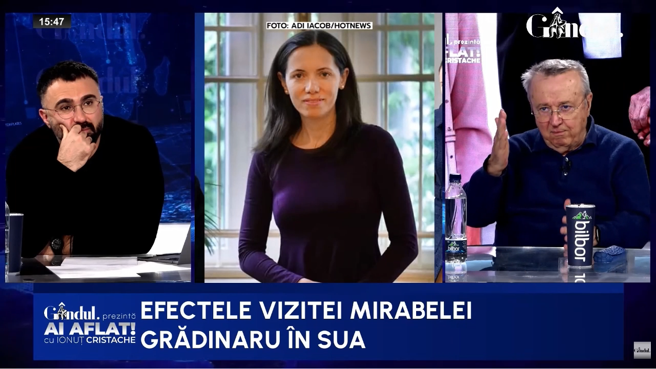 Ion Cristoiu, scenariu-șoc! Susține că se pregătește un rol oficial pentru partenera lui Nicușor Dan: Mirabela conduce o delegație ca și cum ar fi vicepreședintele României