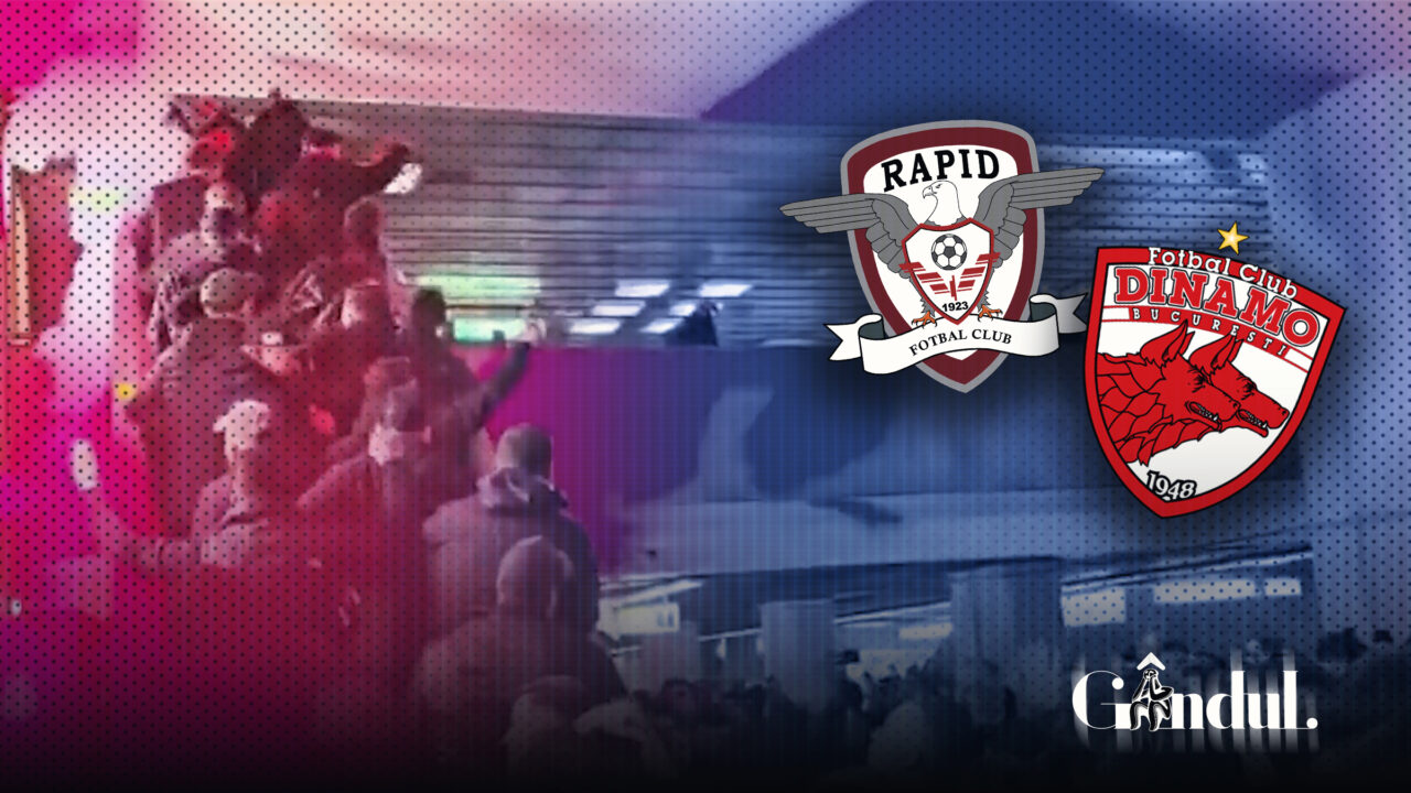 Ultrașii lui Dinamo au făcut prăpăd la metrou în drum spre Giulești. Suporterii ”câinilor” au aprins torțe și au scandat lozinci rasiste