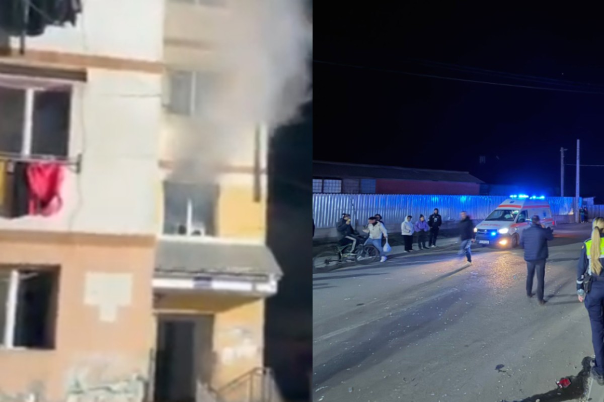 Explozie la un apartament din Bârlad, dintr-un bloc social: 30 de persoane au fost evacuate. Sunt 2 victime