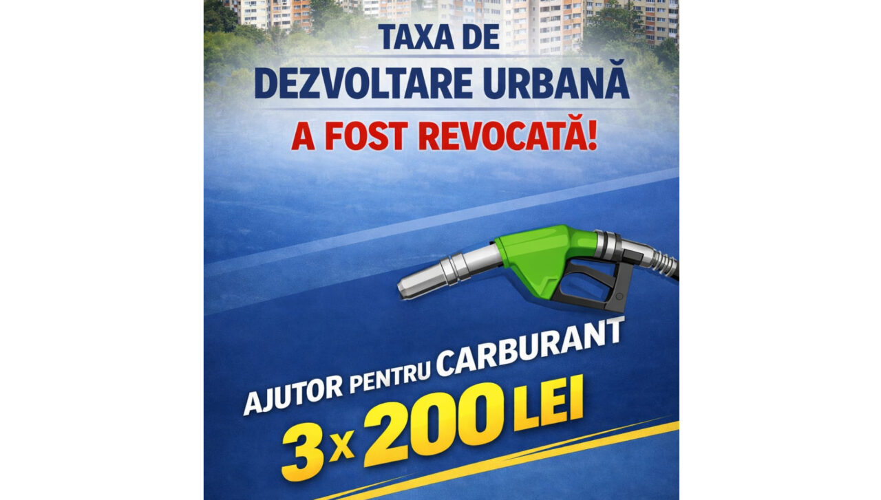 Taxa de dezvoltare urbană a fost revocată. Cetățenii din Sectorul 4 vor primi un sprijin financiar de 600 de lei, pentru achiziția de carburanți