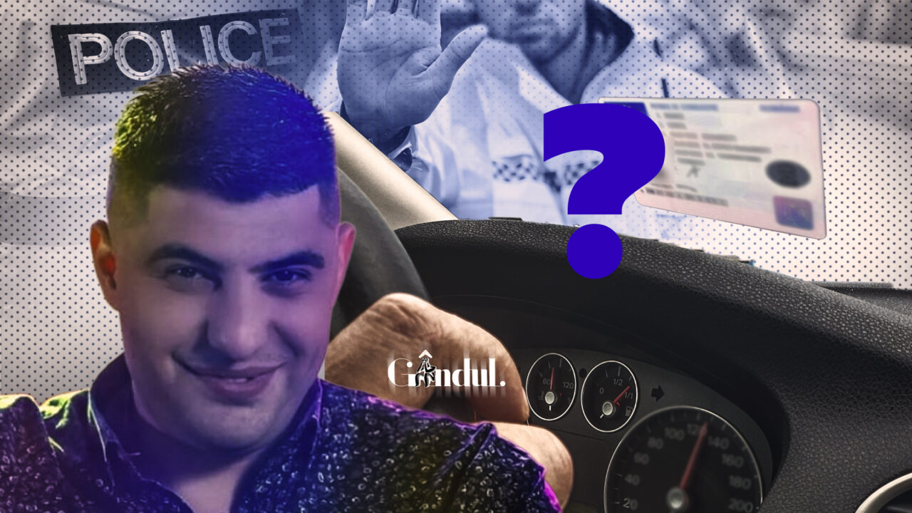 Nicolae Guță Jr, prins fără permis la volanul unei mașini fără RCA. Alcool, zero, droguri da