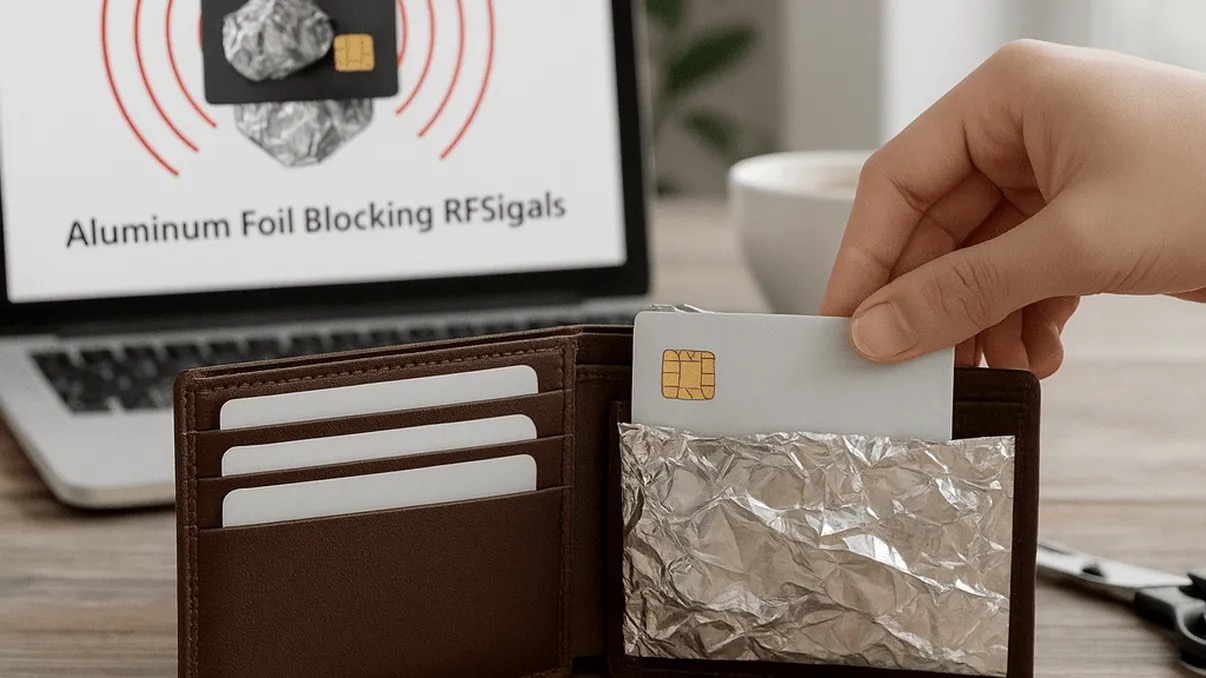 De ce tot mai mulți experți recomandă să învelești cardul bancar în folie de aluminiu. Metoda simplă care te poate proteja
