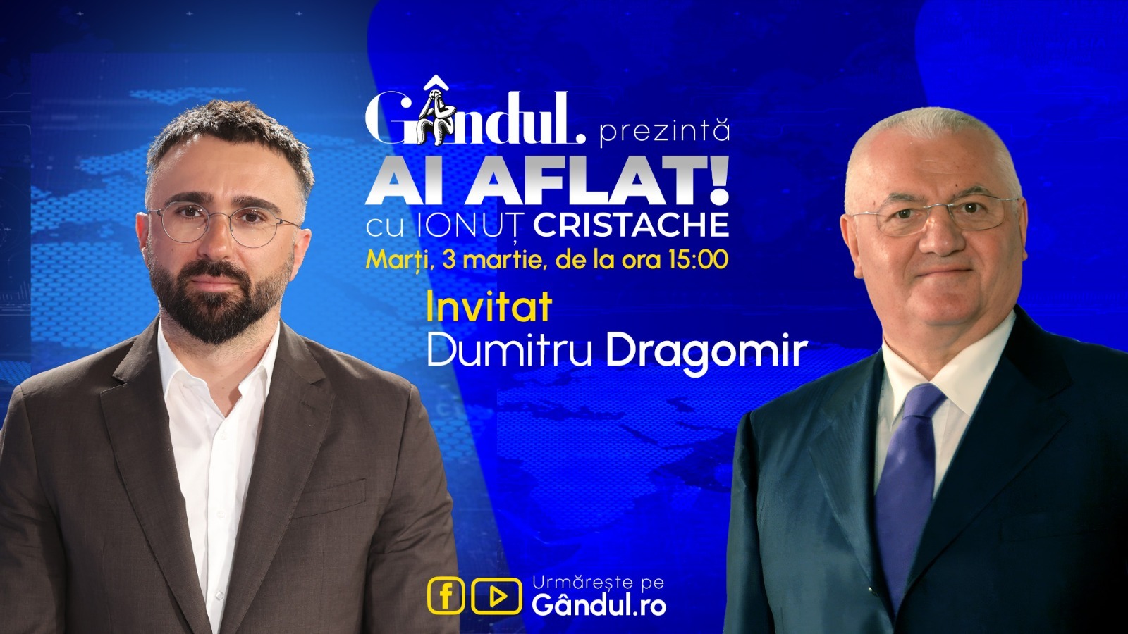 Marius Tucă Show, invitat prof. Adrian Severin