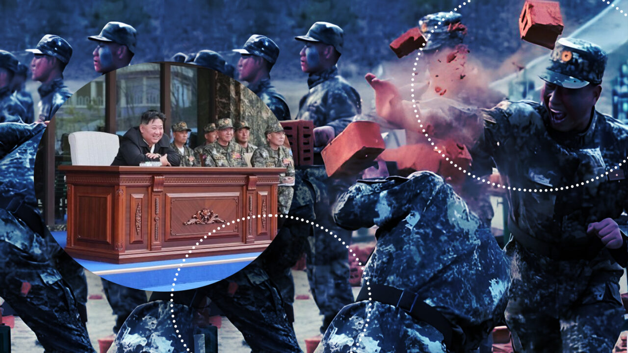 Imagini de la antrenamentele soldaților nord-coreeni. Metodele brutale prin care Kim Jong Un își pregătește armata pentru un război mondial