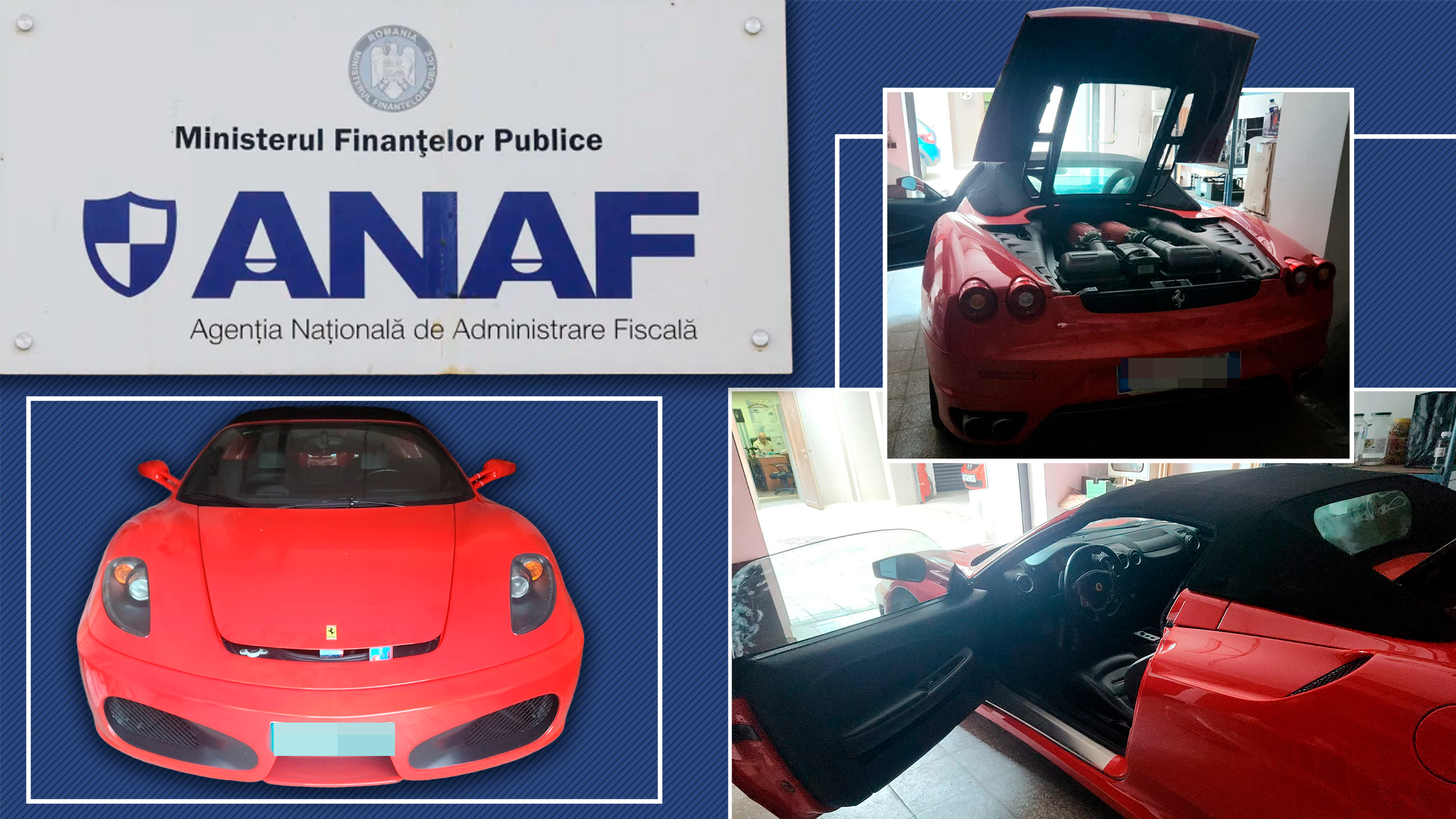 ANAF a scos la licitație un Lamborghini