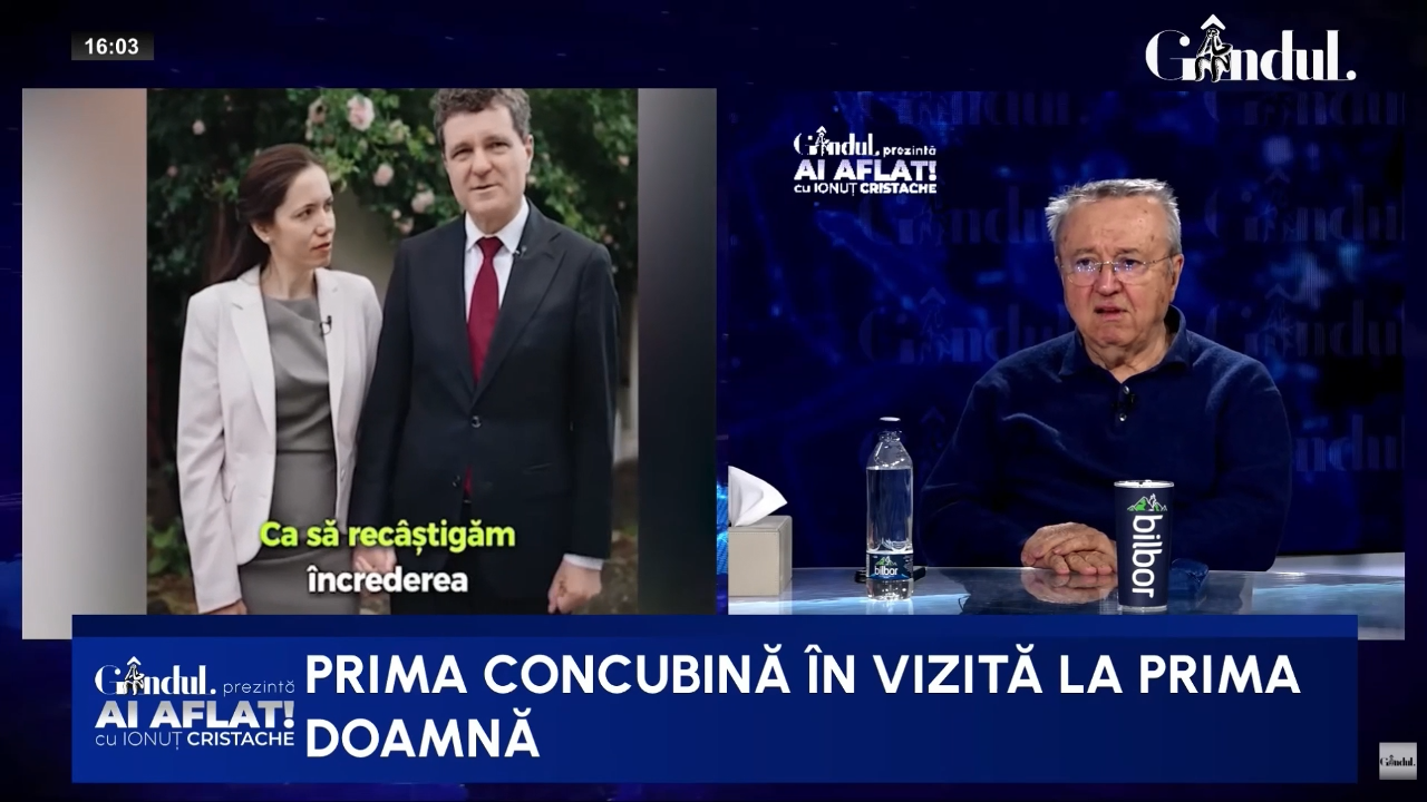 Ion Cristoiu: „Mirabela e bărbatul în casă / Ea e stâlpul”