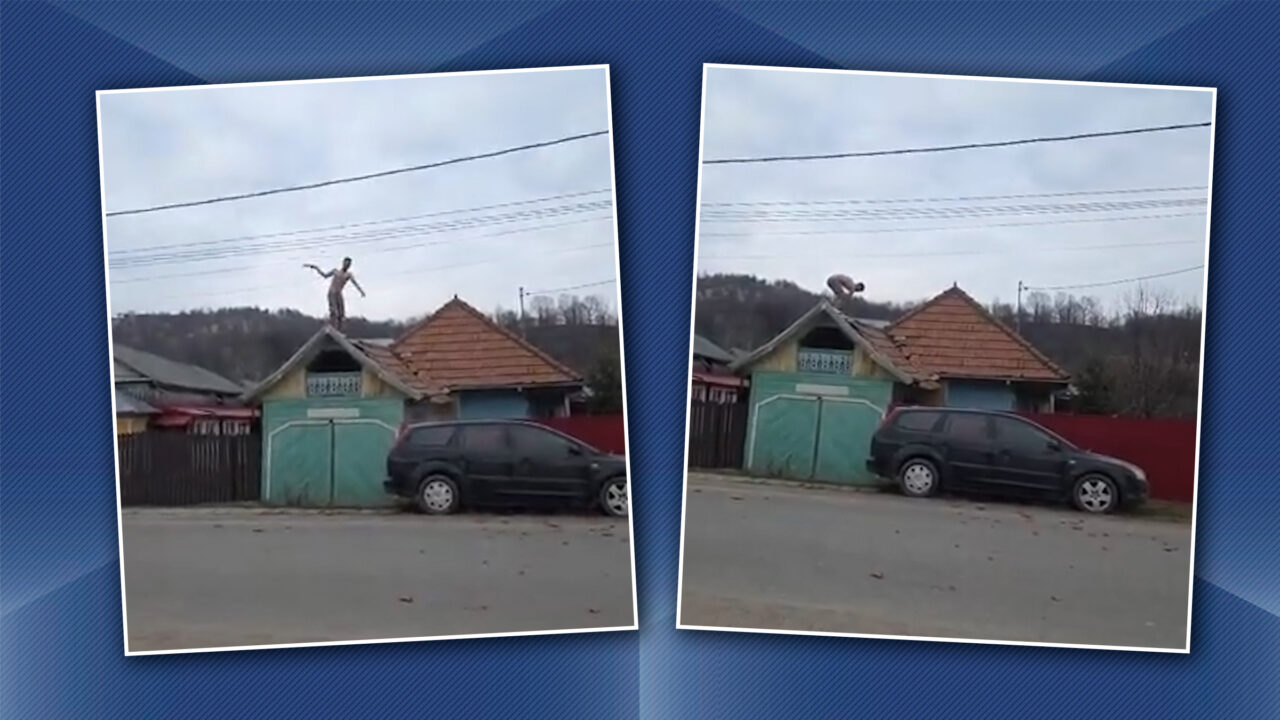 Criză pe un acoperiș în Bacău: Un tânăr a ținut în șah autoritățile ore întregi. Cerința ciudată pe care a avut-o ca să coboare
