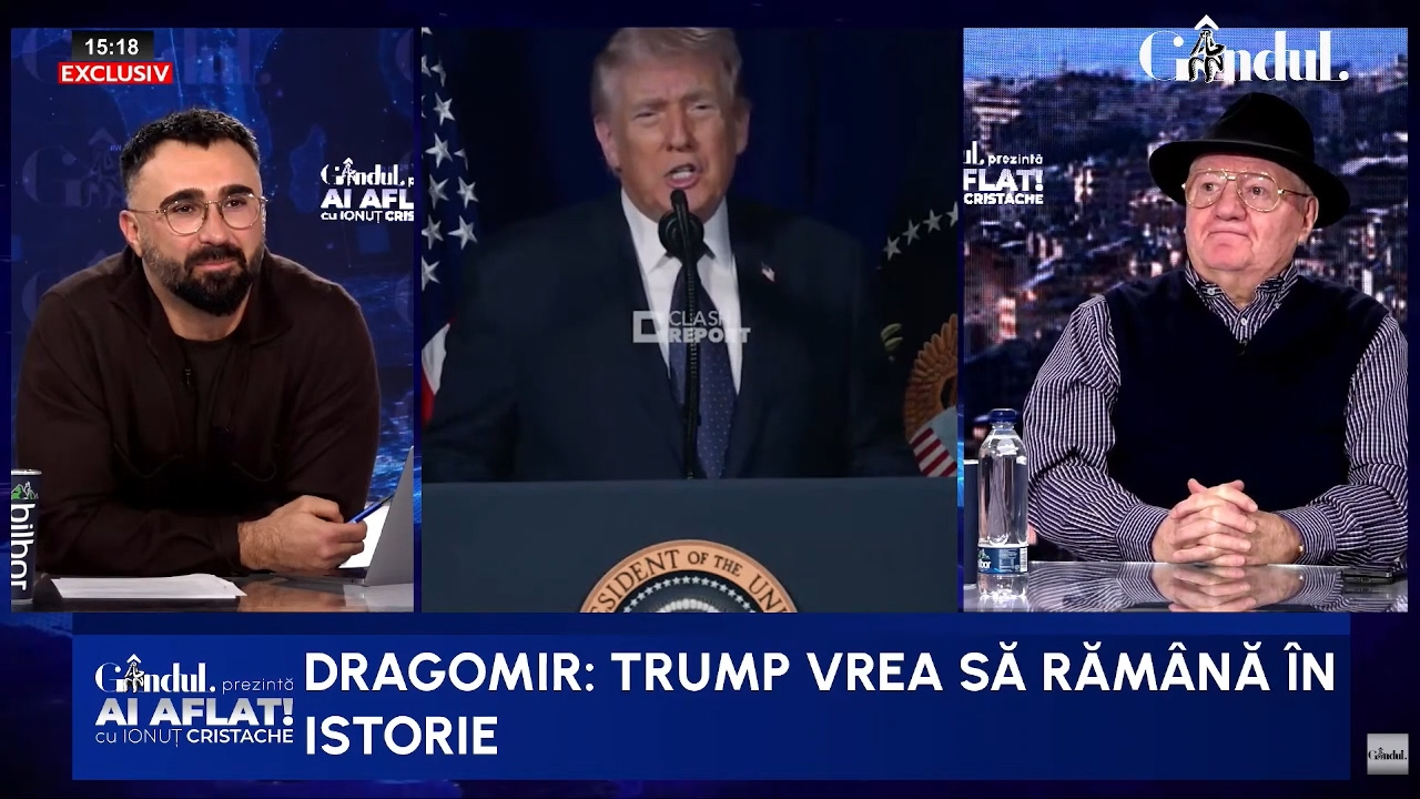 Dumitru Dragomir, reacție exclusivă despre războiul SUA-Iran: „Trump vrea să rămână în istorie, nu există riscul să se împotmolească în Iran”