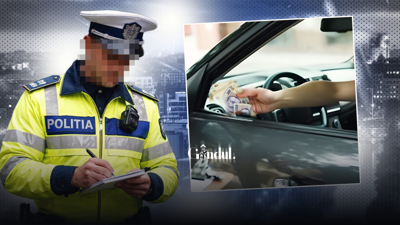 Dialog uluitor între un șofer din Vâlcea și un agent de poliție. Bărbatul a scos 200 de lei din buzunar: ”Ia și tu un suc”. Cum a reacționat agentul