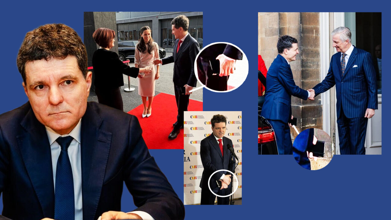 Carneţelul, cel mai bun prieten al lui Nicuşor Dan. Îl însoţeşte peste tot. Acum apare şi în conferinţele de presă şi la recepţii