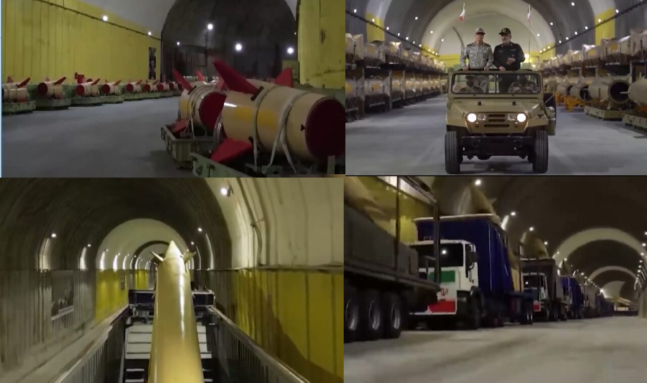 Imagini cu „orașul rachetelor”. Iranul susține că are sute de baze subterane și suficientă muniție pentru al Treilea Război Mondial