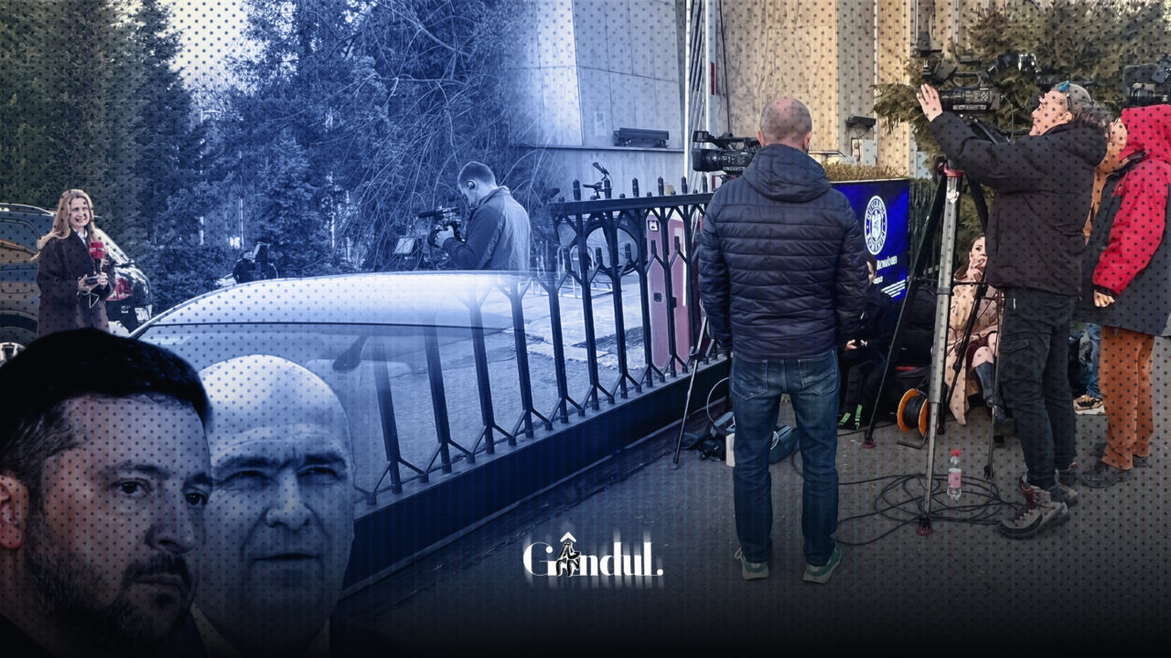 Scene incredibile la Guvern. Jurnaliștii români nu sunt lăsați să intre la întrevederea lui Volodimir Zelenski cu premierul Bolojan și filmează peste gard. Jurnaliștii ucraineni sunt în curtea guvernului