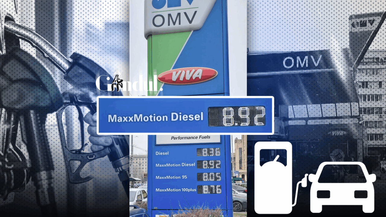Prețul motorinei a explodat în București. La unele pompe, carburantul diesel se vinde cu aproape 9 lei pe litru: „Merg în Bulgaria să fac plinul de acolo”
