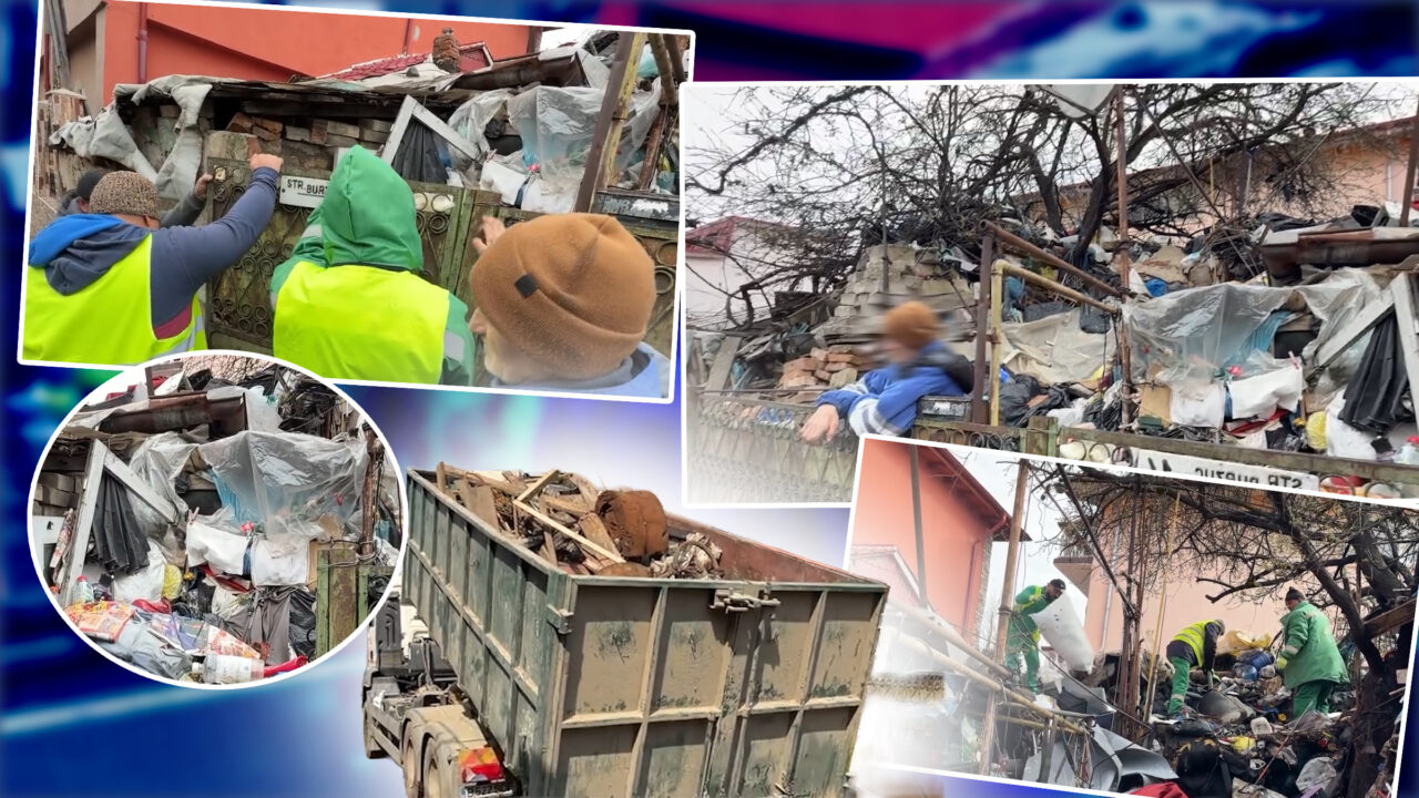 (P) Vlad Popescu Piedone a intervenit în sprijinul unui vârstnic din Sectorul 5 pentru igienizarea curții