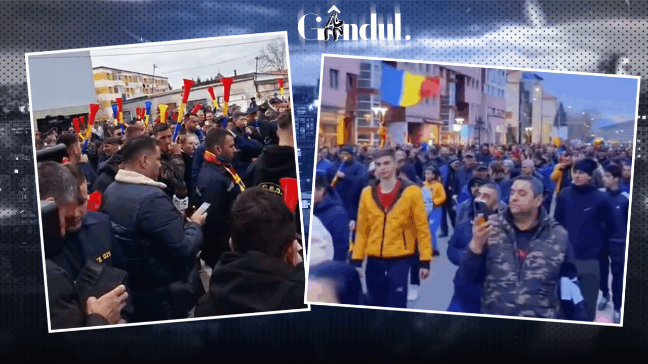 Mii de oameni au mărșăluit pe străzile din Târgu Jiu, în a 5-a zi de protest. Mișcările începute în rândul angajaților CE Oltenia s-au extins în tot orașul