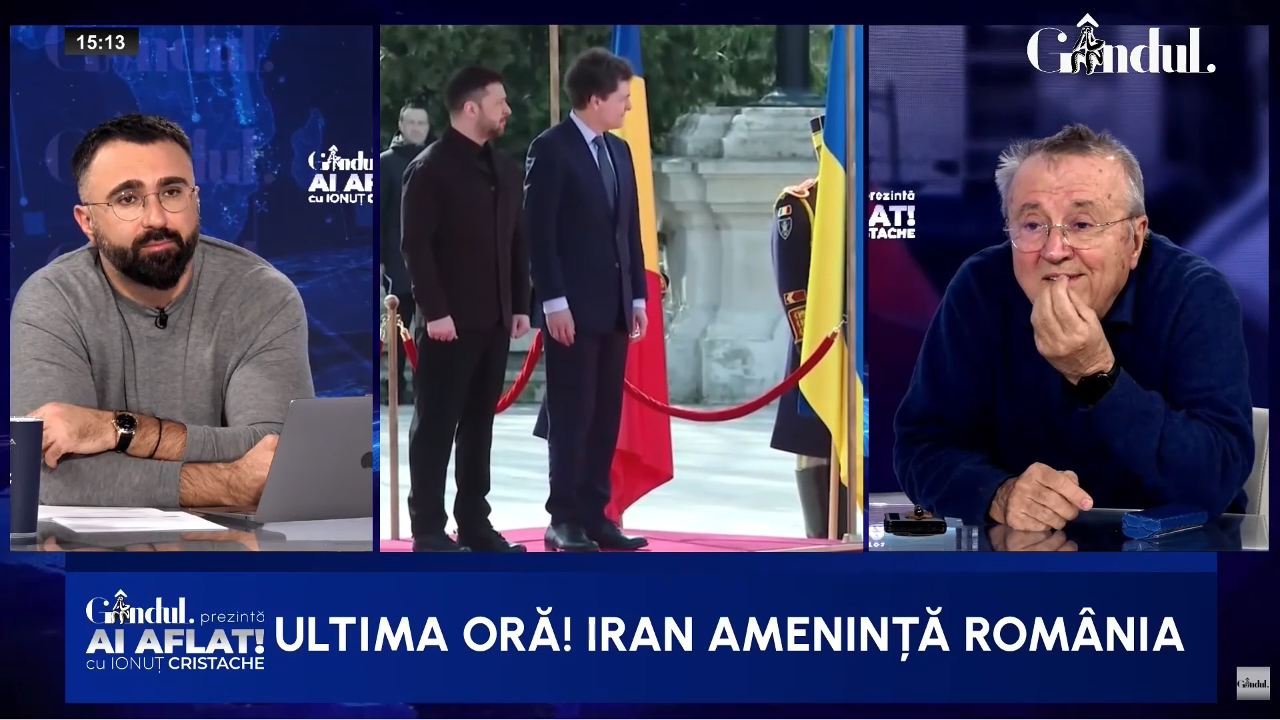 Ion Cristoiu, reacție după ce Iranul a amenințat România: „Problema e tărăboiul cu parteneriatul SUA, trebuia să-l înghițim pe Zelenski a doua zi”