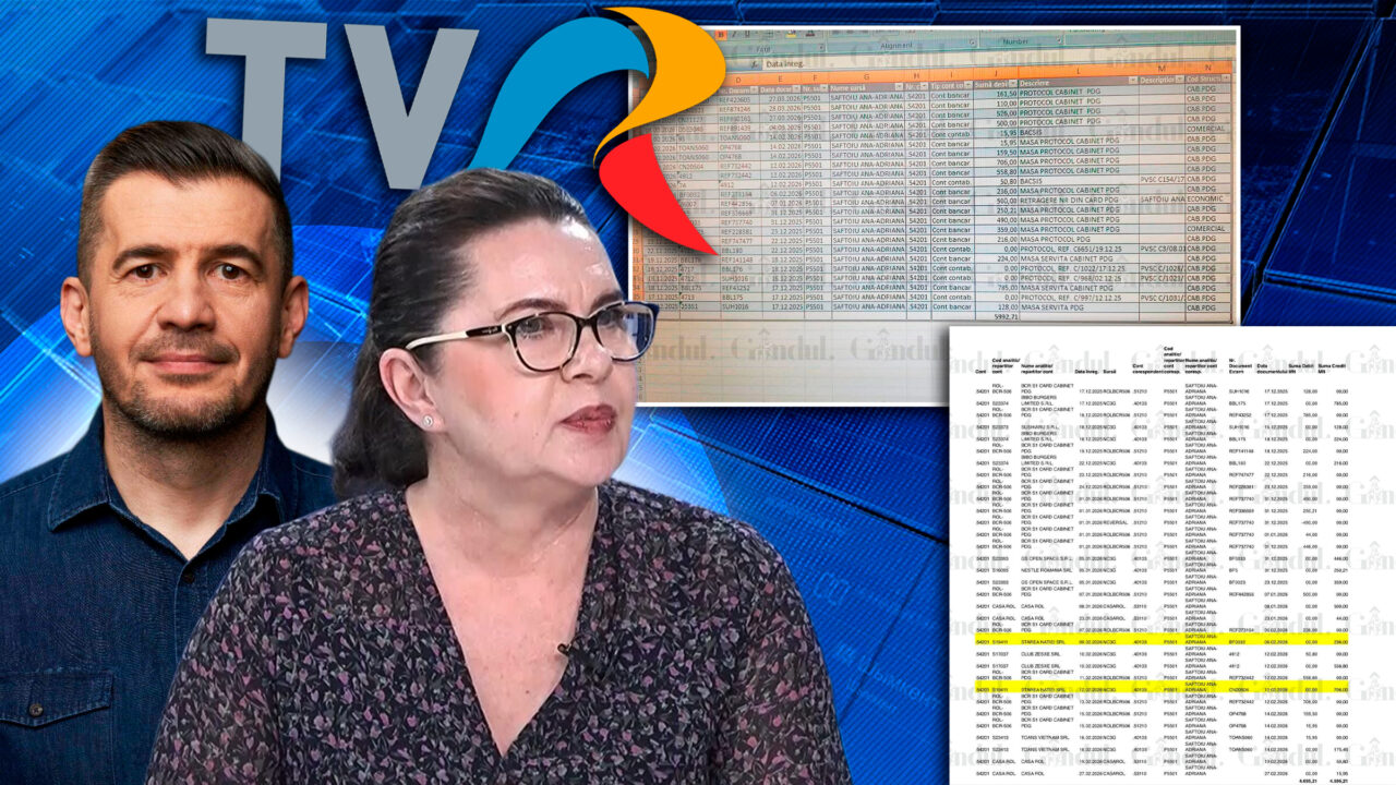 Directorul TVR, Adriana Săftoiu a făcut cumparaturi cu cardul instituției de pe platforma lui Dragoș Patraru, înainte de a-l transfera la postul public. Săftoiu a mai comandat burgeri și mâncare vietnameza din bani publici. Gândul publica sumele 