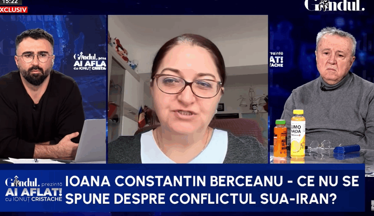 Ioana Constantin Bercean, expert în Orientul Mijlociu: “Între SUA și Israel e mai mult decât o alianță/În Orientul Mijlociu e război total“