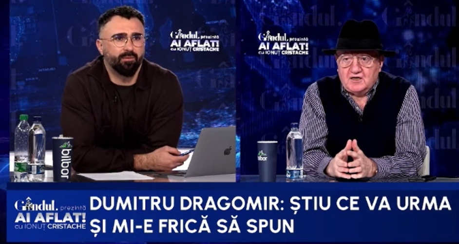 Îi ies profețiile lui Dumitru Dragomir? ”Mi-e și frică să le spun. Am spus că Nicușor Dan va fi președinte”