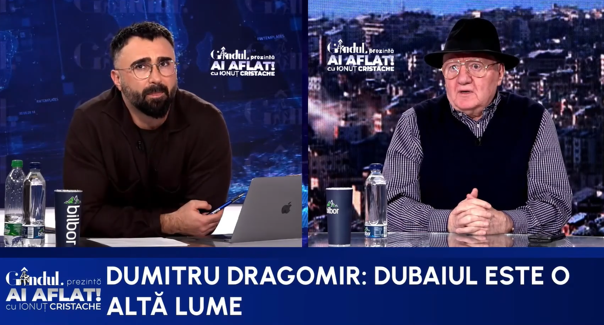 Cum explică Mitică Dragomir fascinația românilor pentru Dubai. ”E minunea de la Maglavit/Am prezis că Dubai va supăra Iranul”