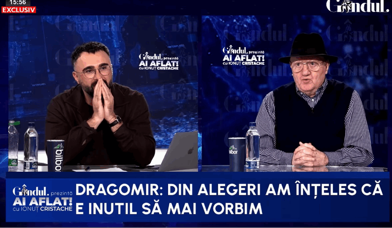 Dumitru Dragomir: ”Din alegeri am înțeles că este inutil să mai vorbim/Dacă turul 2 se da înapoi, cine ieșea președinte?/Sistemul a pus piciorul”