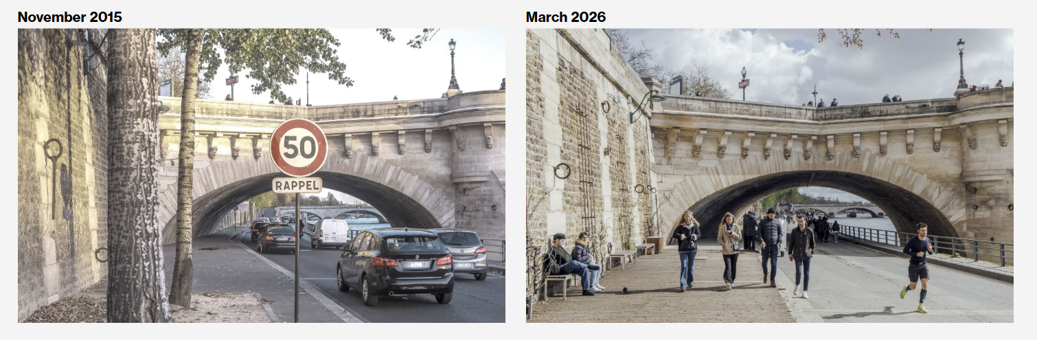 Cum s-a „înverzit“ Parisul în ultimul deceniu. Anne Hidalgo a spus „nu” mașinilor. A deschis piețele pietonilor și a făcut posibil înotul în Sena