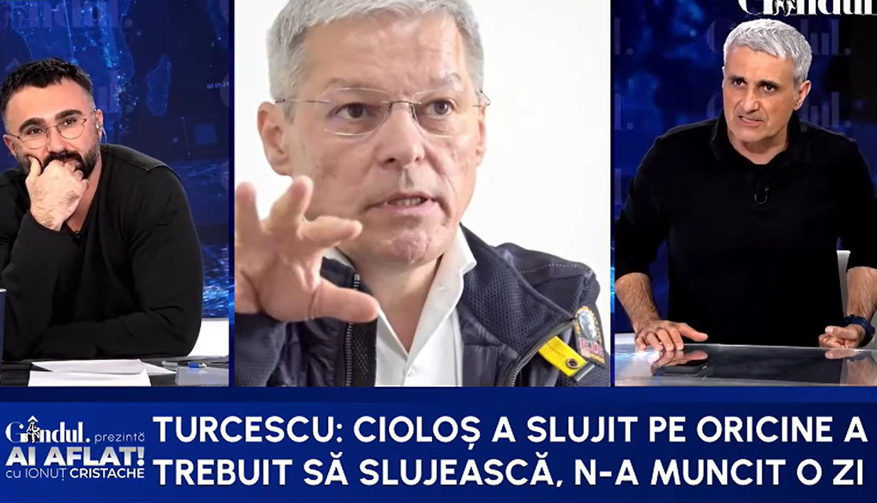 Cioloș, în cărți pentru o nouă sinecură. Turcescu: N-a muncit o zi în viață/A slujit pe oricine a trebuit/Un produs al statului francez