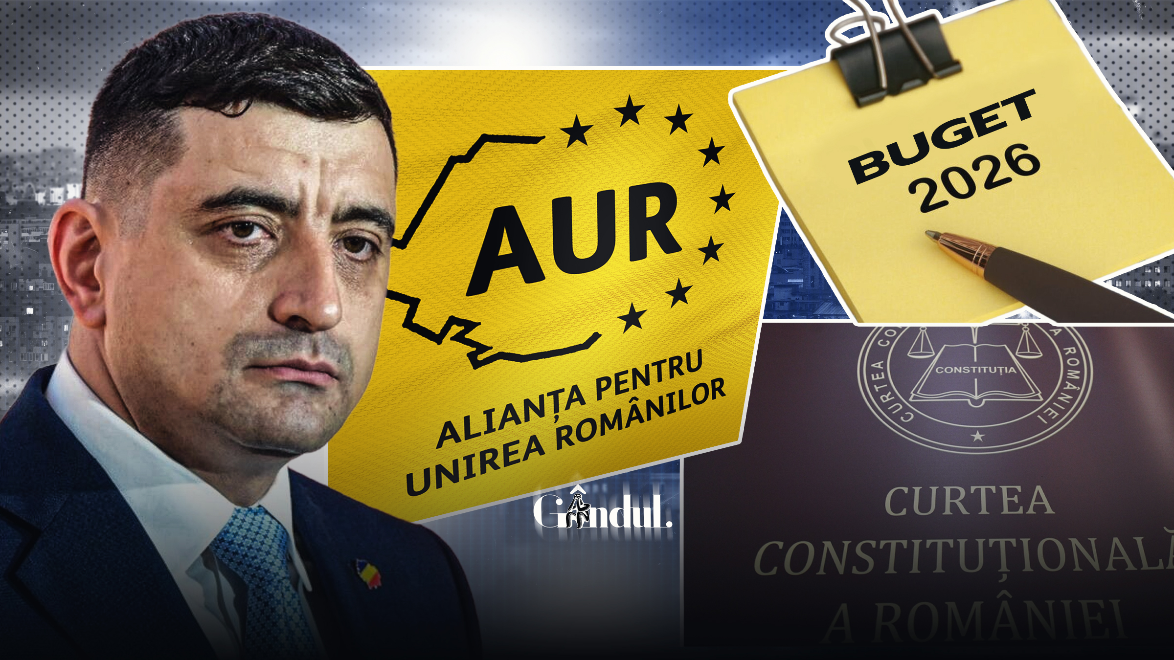 Simion anunţă că AUR atacă bugetul pe 2026 la CCR
