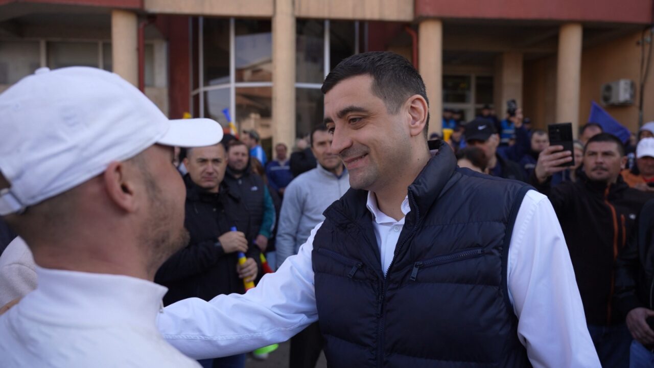 George Simion, alături de minerii din Gorj: „Ceea ce se întâmplă la CE Oltenia este un atentat la siguranța națională”