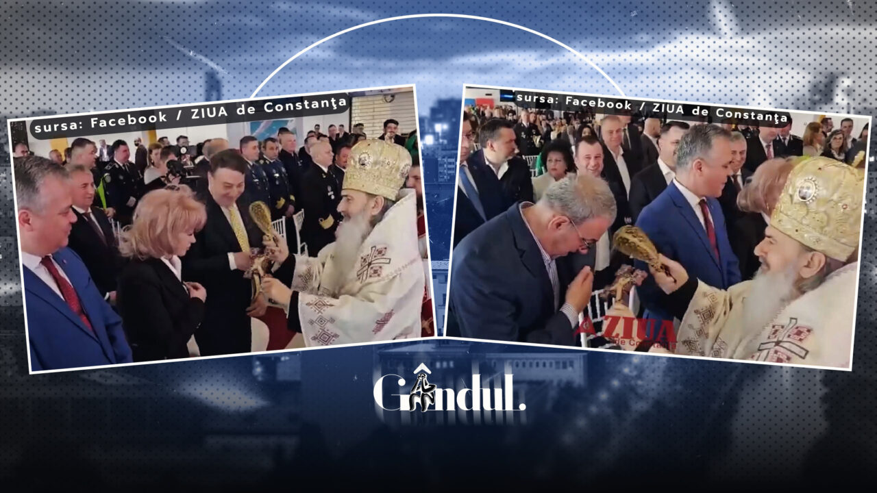 ÎPS Teodosie a sfințit noul terminal al Aeroportulului „Mihail Kogălniceanu”. Politicienii prezenți au fost aghezmuiți din belșug