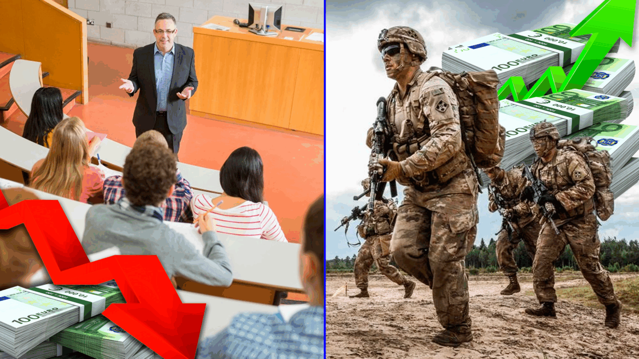 Am tăiat constant de la Educație și Sănătate, dar cheltuielile militare ale României au crescut cu 200% în ultimii 4 ani