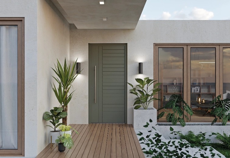 (P) De ce tot mai multe case noi aleg uși de exterior aluminiu în locul soluțiilor clasice