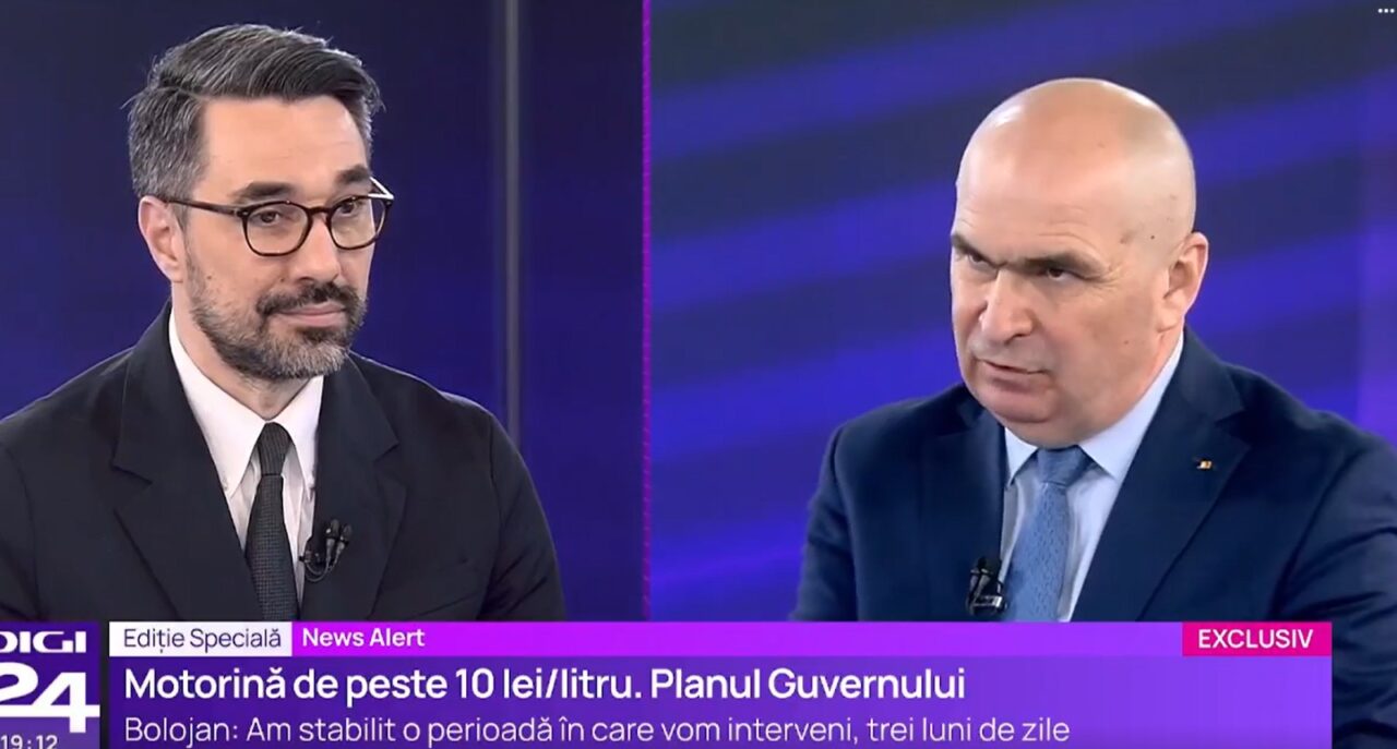 Bolojan a ieșit la televizor să anunțe că nu știe cu cât o să scadă acciza: „Lucrăm la 1-2 ipoteze”