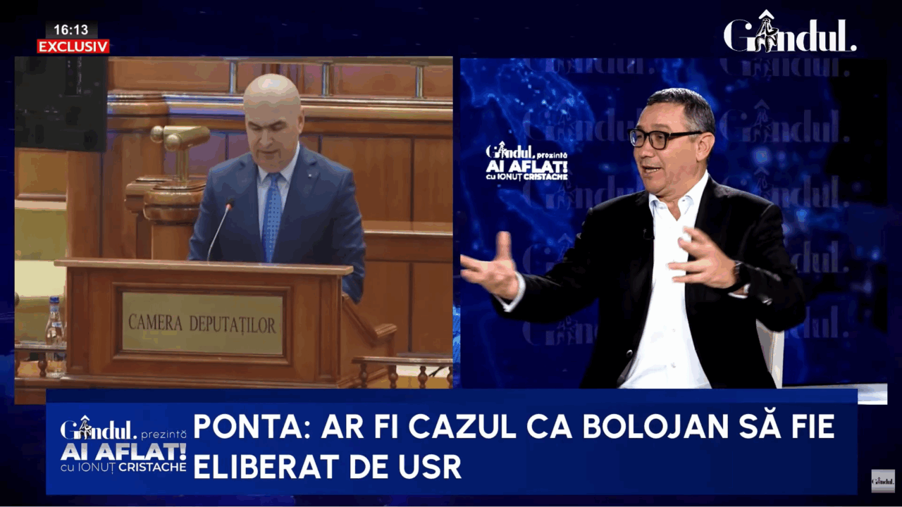 Victor Ponta: „Eu l-aș elibera pe Ilie Bolojan, e un om capturat de USR / Nu știu ce i-au făcut”
