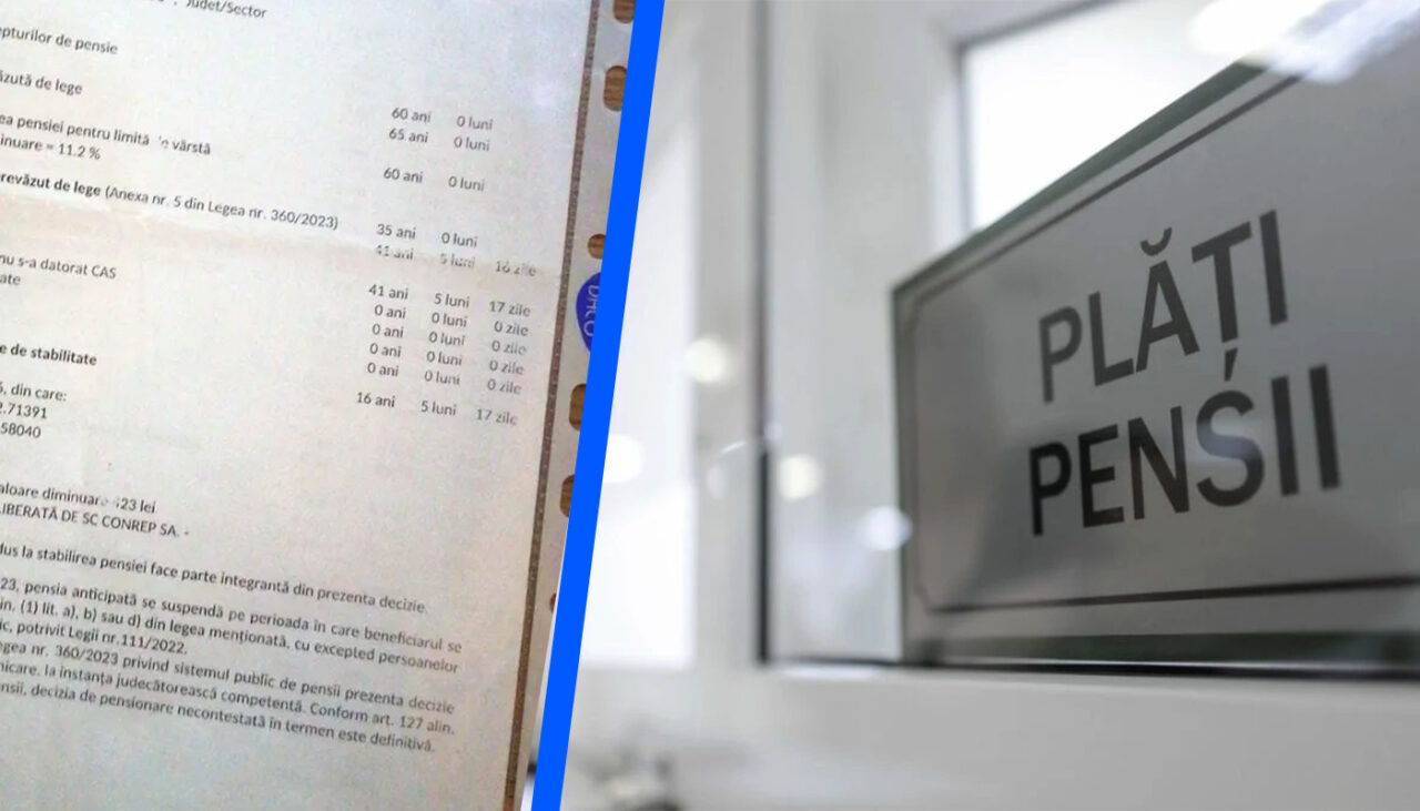 Ce pensie primește un pensionar din București, după 42 de ani de muncă. Are stagiu complet de cotizare și puncte de stabilitate incluse