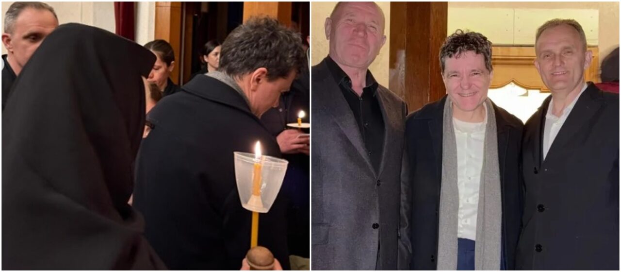 Nicușor Dan, lângă doi PSD-iști, la o mănăstire, de Prohodul Domnului. „Printre oameni, fără anunț, fără protocol”