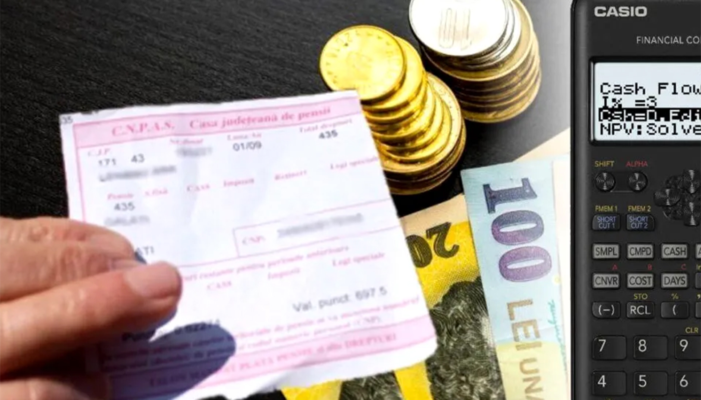 100 lei mai puțin la pensie pentru pensionari în 2026