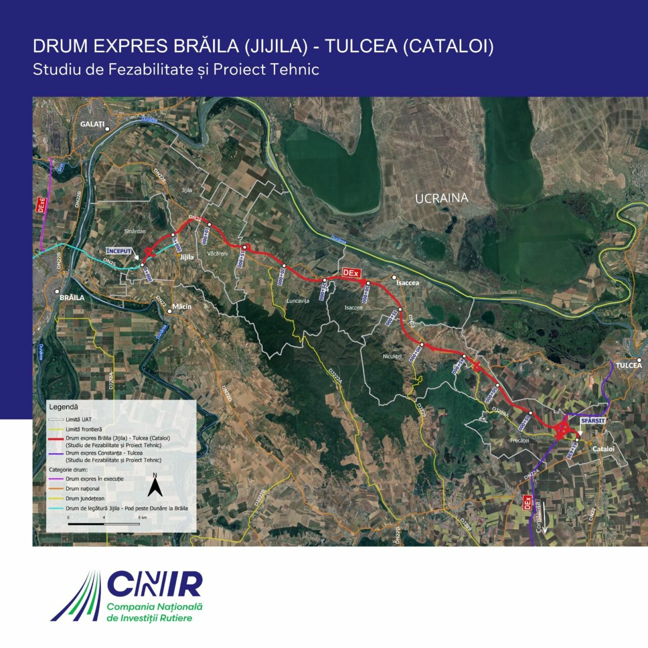 Undă verde pentru Drumul Expres Brăila-Tulcea. Dobrogea Expres va lega Delta Dunării de Europa