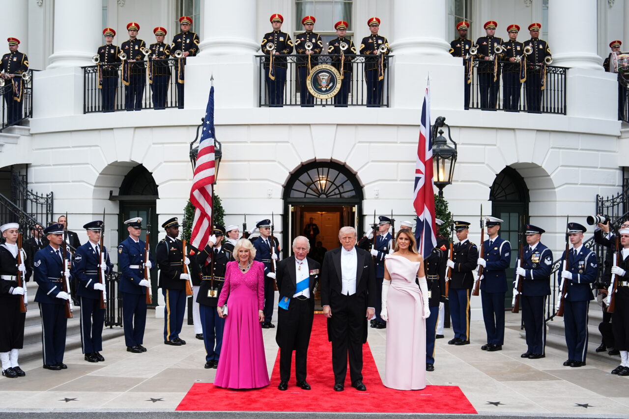 Dineu la Casa Albă în onoarea Regelui Charles. Cum a arătat cea mai elegantă seară, din ultimii 20 de ani, de la reședința președintelui Trump