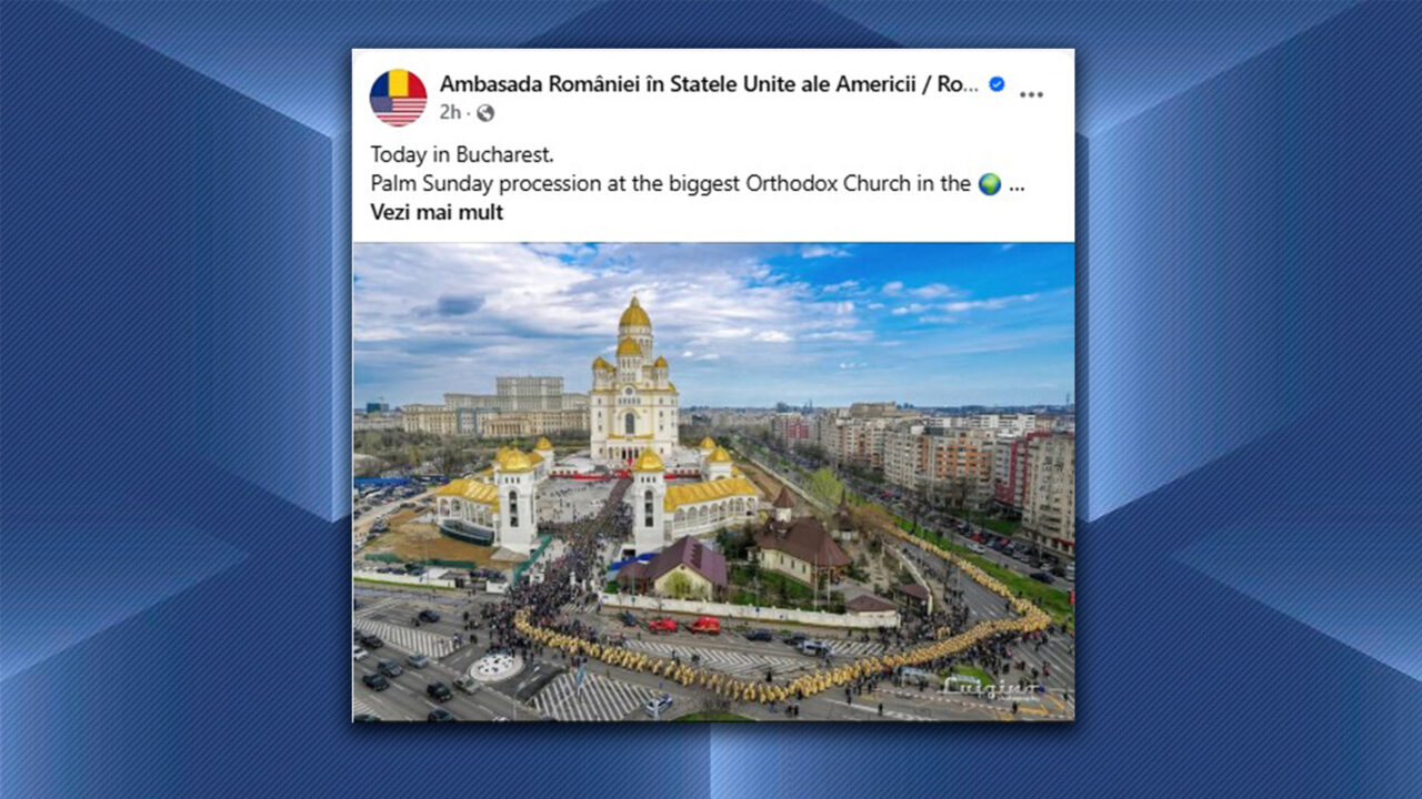 Ce mesaj de felicitare le-a transmis Ambasada României în SUA românilor de Florii