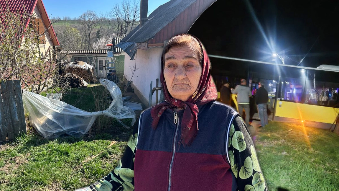 Drama unei bătrâne de 86 de ani, din Holboca, Iași. Un autobuz de transport călători i-a făcut praf gardul casei, după ce șoferul a pierdut controlul