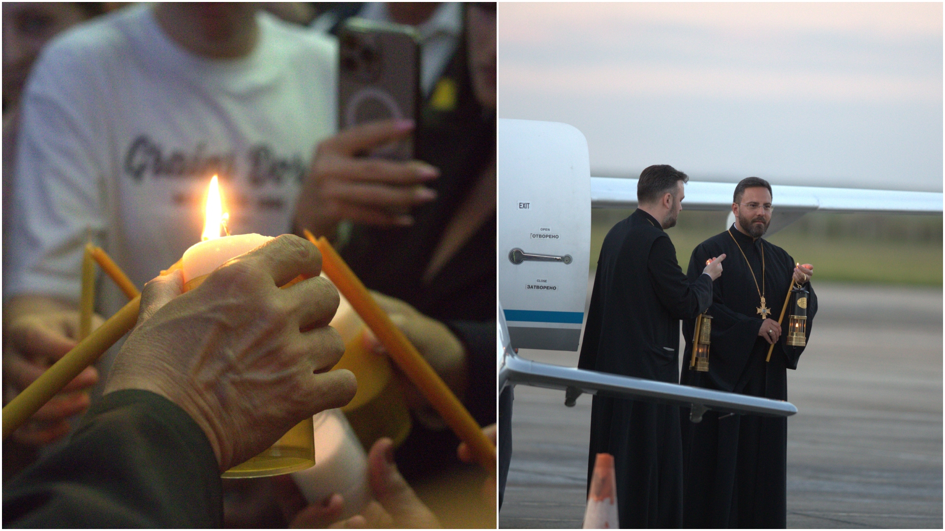 Traseul bizar al avionului cu Lumina Sfântă