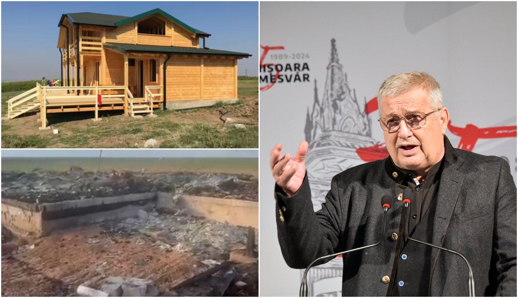 Casa lui Mircea Dinescu din Dolj a ars complet