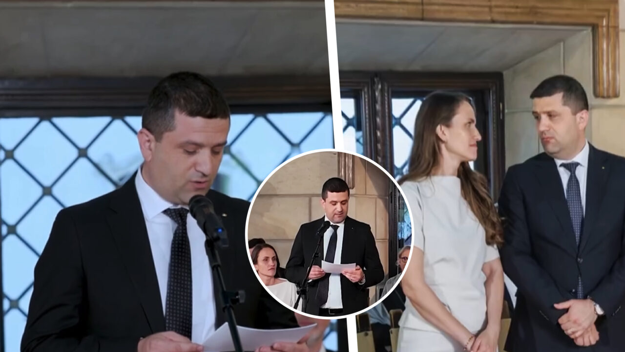 Miruță, la ceremonia în care Custodele Coroanei Române a primit Legiunea de Onoare. Cum s-a descurcat cu franceza