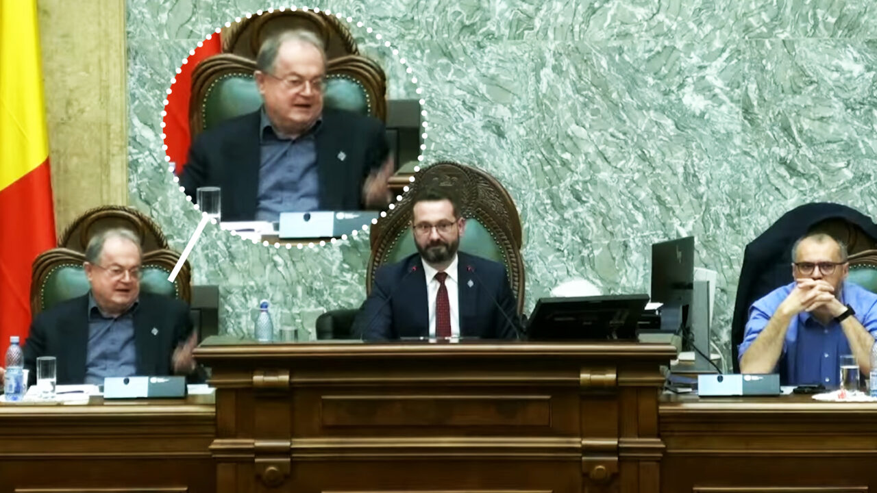 Senatorul Vasile Blaga a înjurat de la tribuna Senatului: „Ai b… p… acuma!”