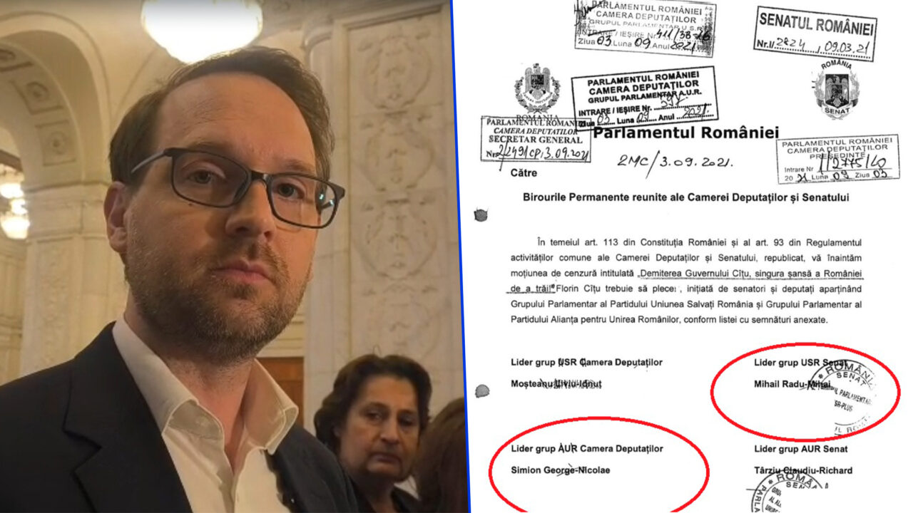 Confruntat de Gândul cu faptul că USR s-a asociat cu AUR în 2021 să dărâme Guvernul Cîțu, Dominic Fritz acuză o pierdere de memorie. Vezi cum a scăldat-o șeful USR