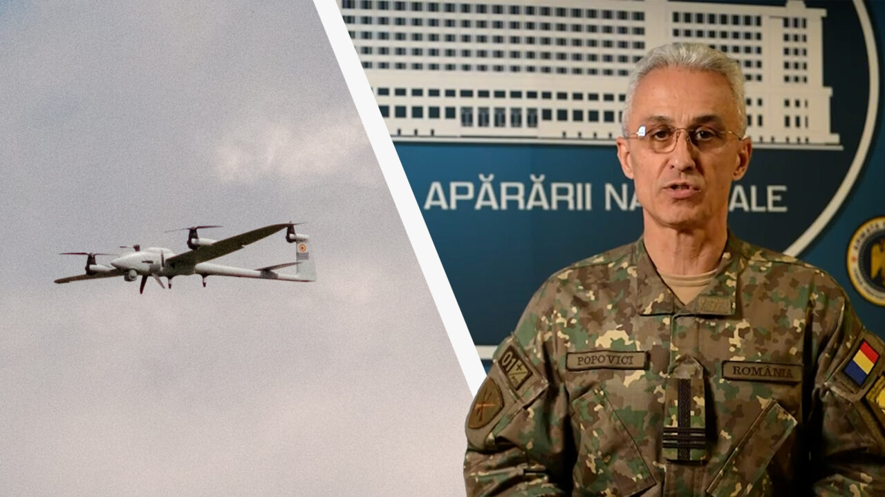 Armata explică de ce nu a fost doborâtă drona rusească căzută în Galaţi