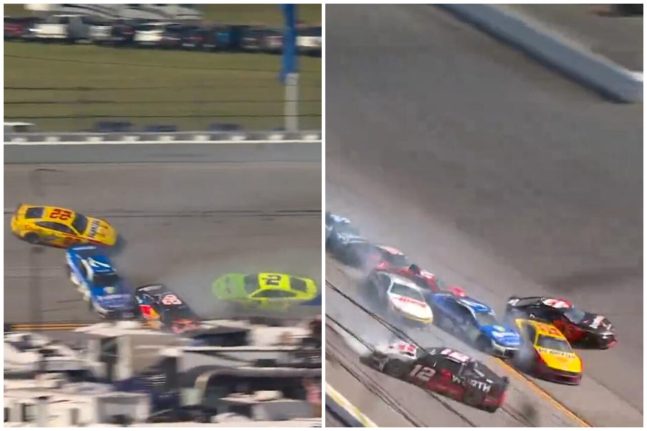 Accident spectaculos la Nascar. Zeci de mașini au fost implicate