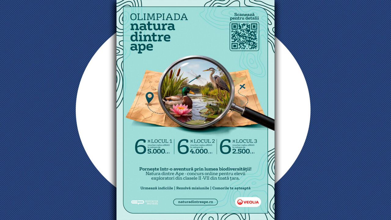Veolia România continuă Olimpiada de Biodiversitate „Natura dintre Ape”, la nivel național