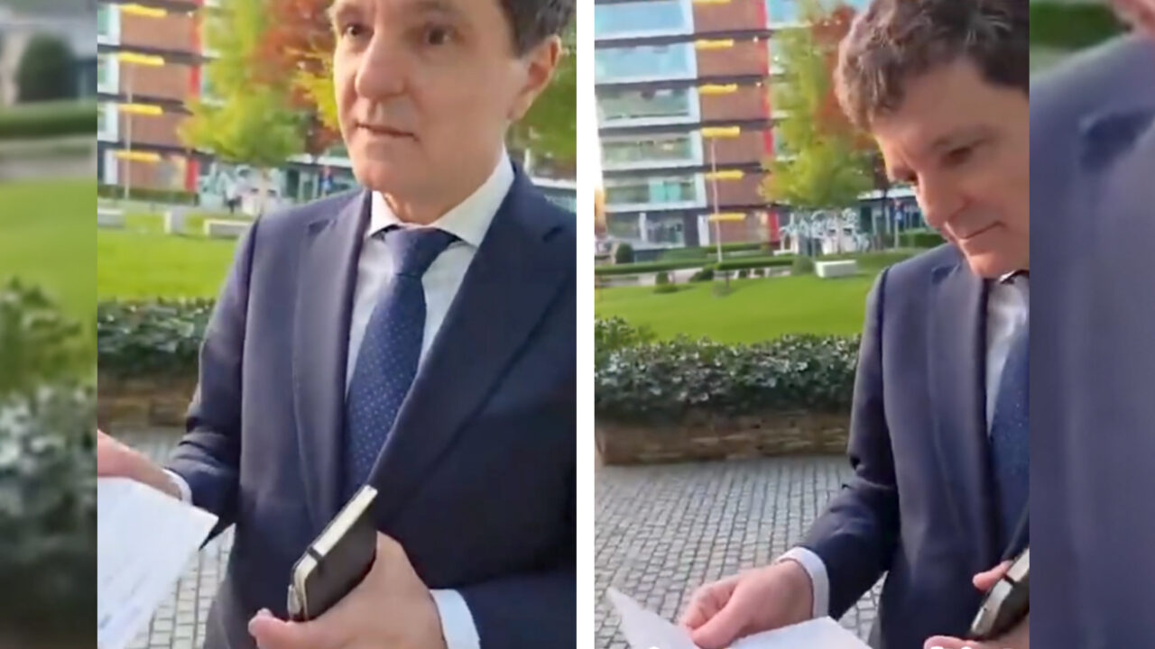 Confruntare între protestatarul Ceaușescu și Nicușor Dan. Ceaușescu i-a arătat câte amenzi are de plătit